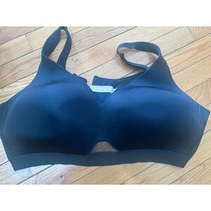 Cacique 48DD Lightly Lined No Wire Basic Black Bra